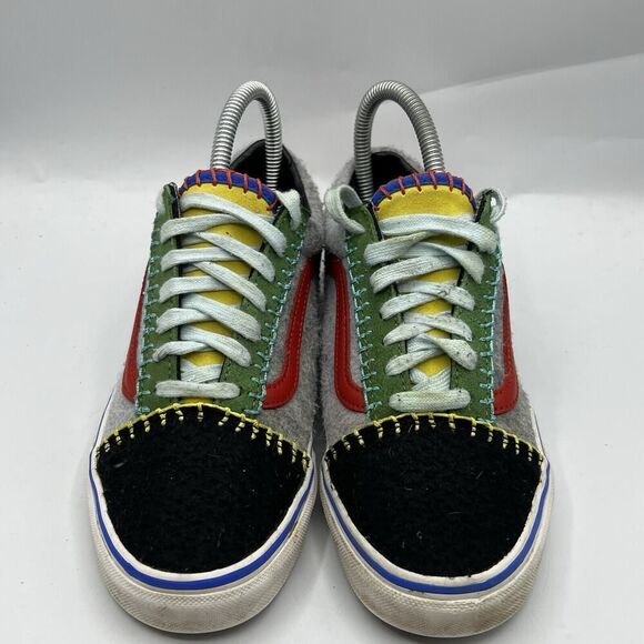 Vans Old Skool Blanket Stitch Multicolor Sneakers Size 6 Men 7.5 Women Skate - Picture 3 of 14